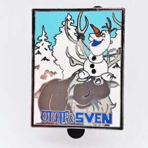 Disney's Olaf and Sven Enamel Pin